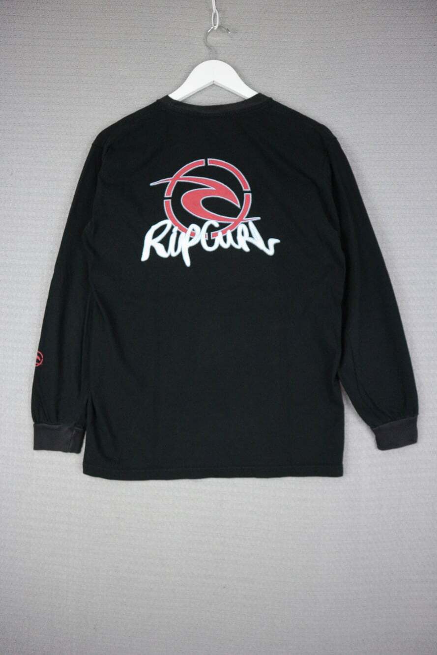 Rip curl Vintage Logo Longsleeve Cotton Shirt Surfing Y2K Medium